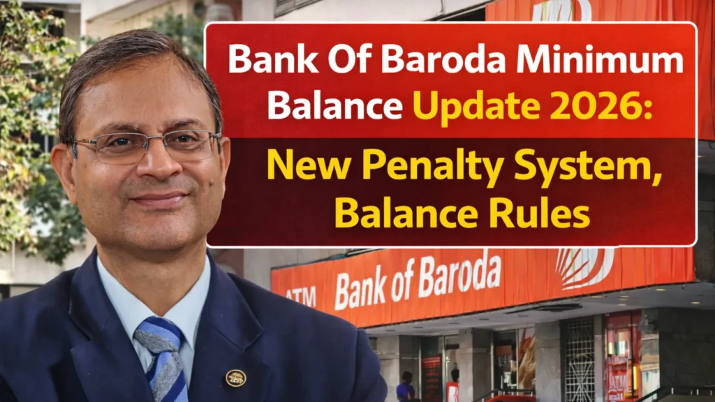 Bank Of Baroda Minimum Balance Update 2026