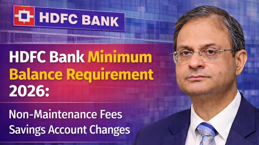 HDFC Bank Minimum Balance Requirement 2026